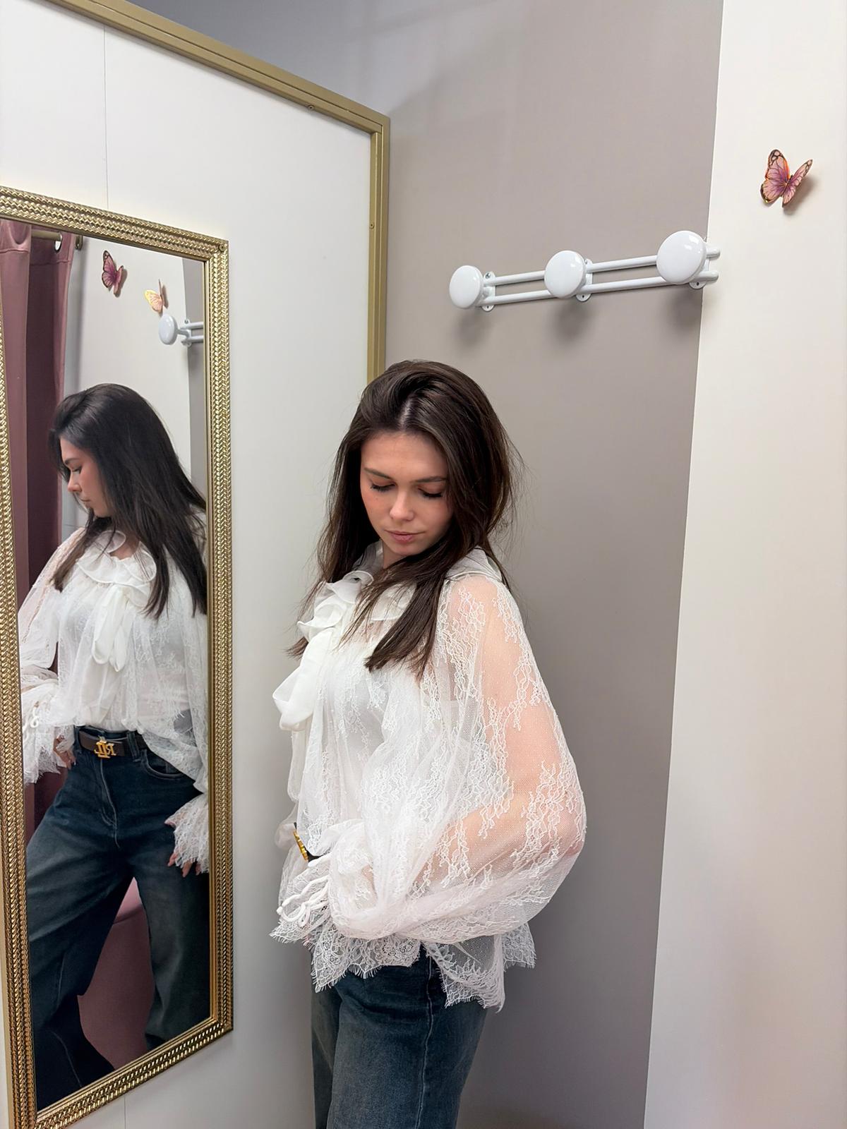 Blouse dentelle