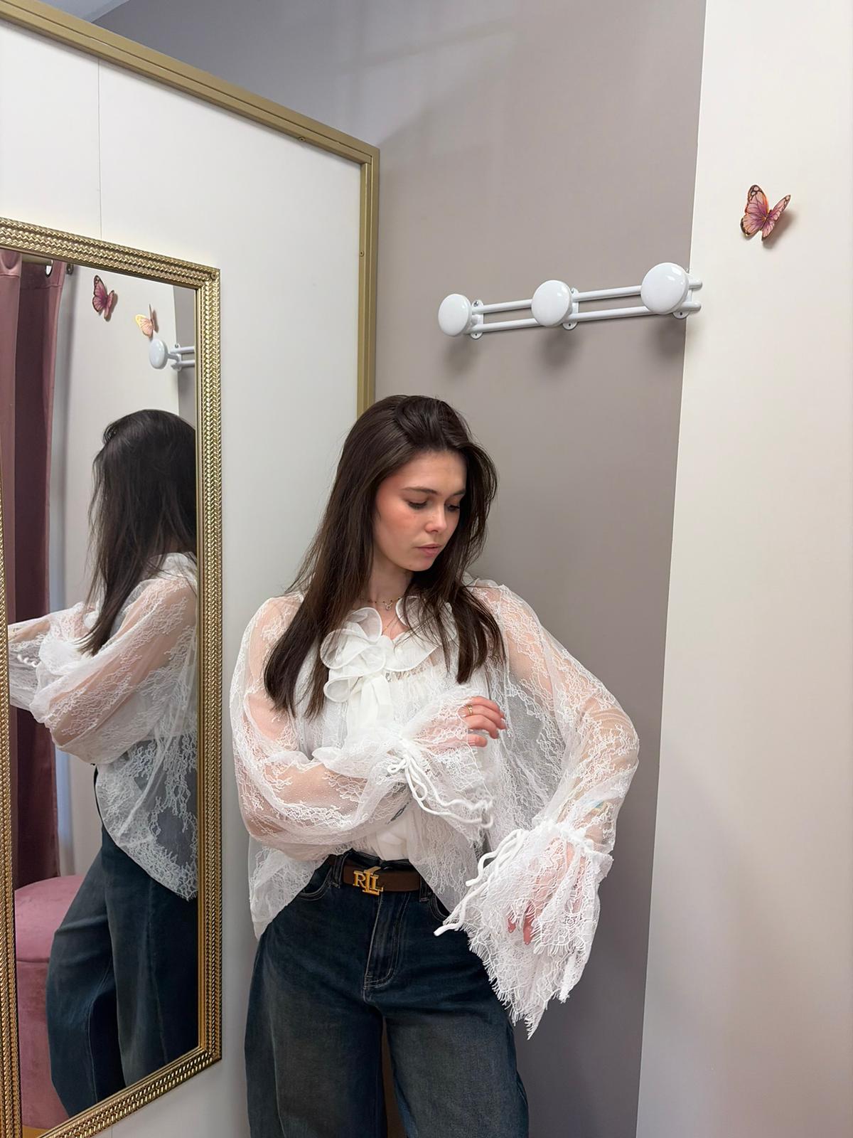 Blouse dentelle