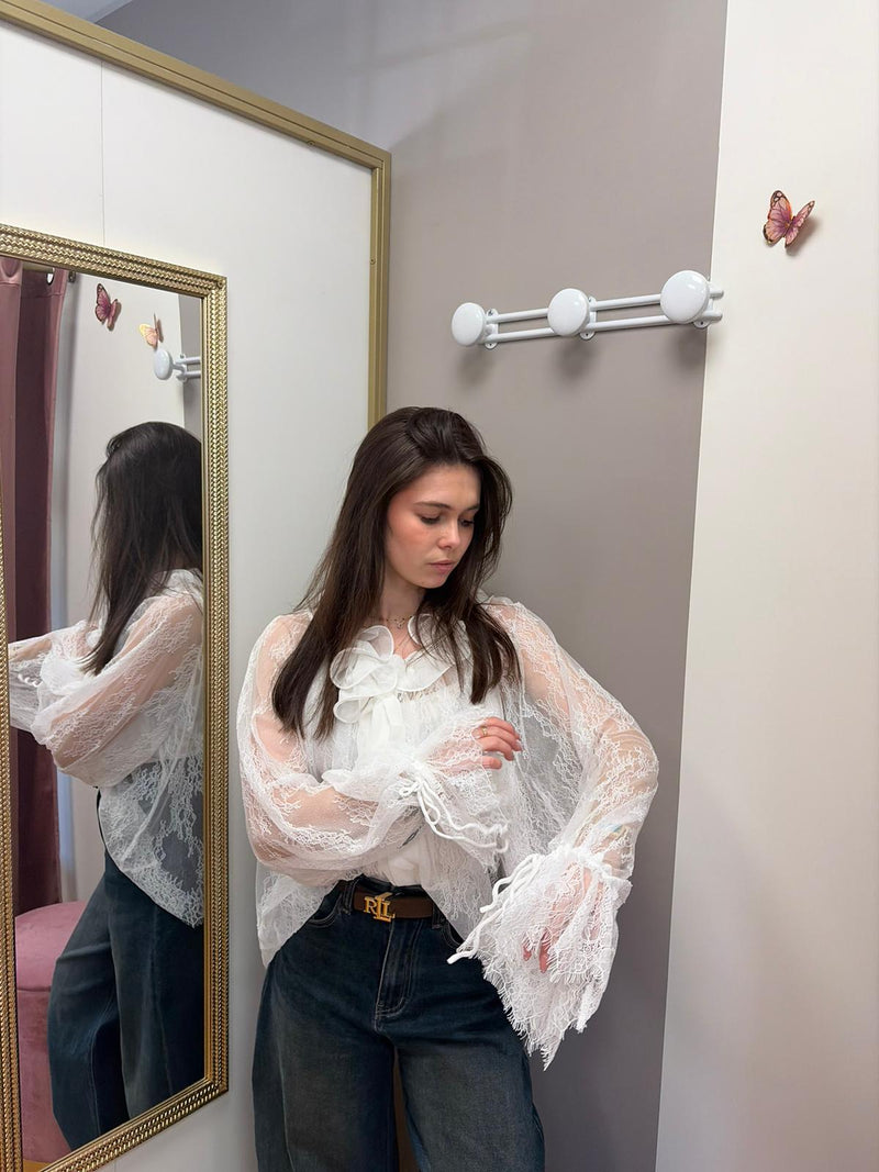 Blouse dentelle