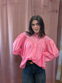 Chemise Tencel rose