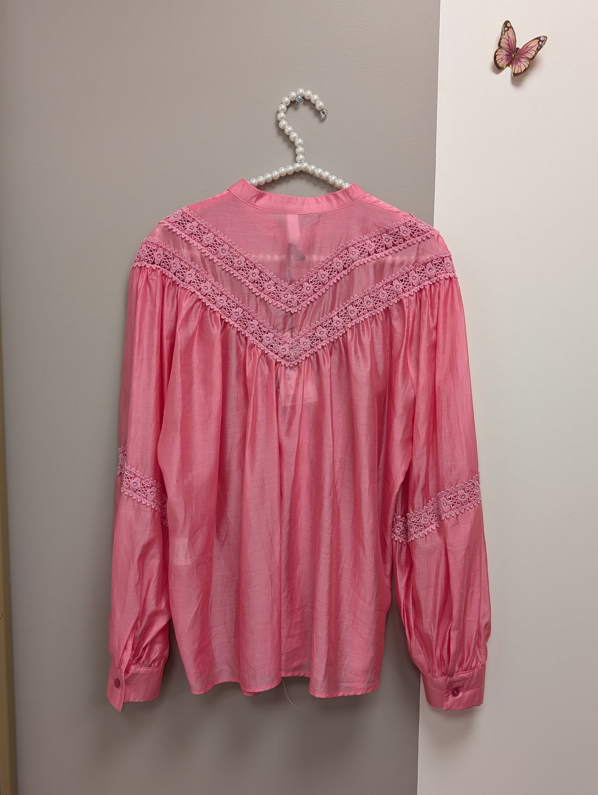 Chemise Tencel rose