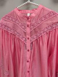 Chemise Tencel rose