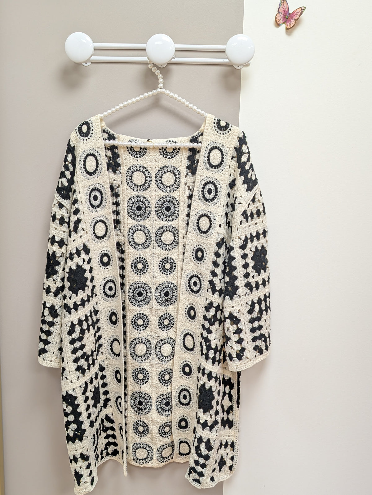 Gilet Long Crochet
