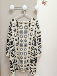 Gilet Long Crochet