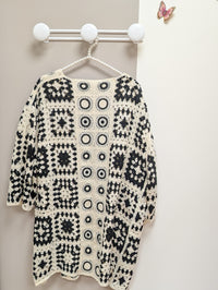 Gilet Long Crochet