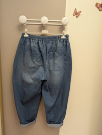 Jean balloon pulpeuse