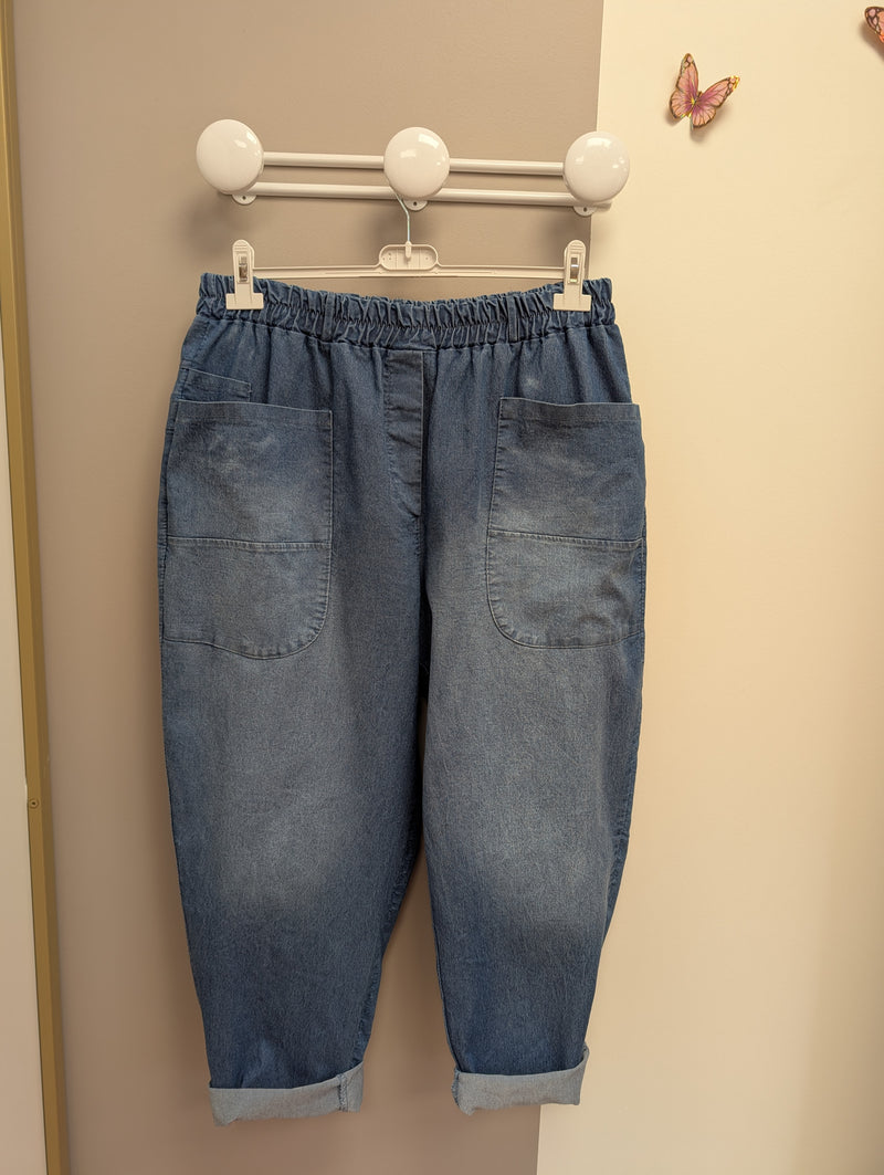 Jean balloon pulpeuse
