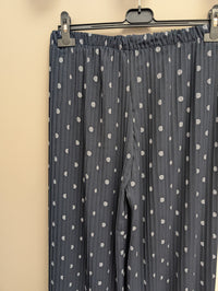 Pantalon Plissé Pois