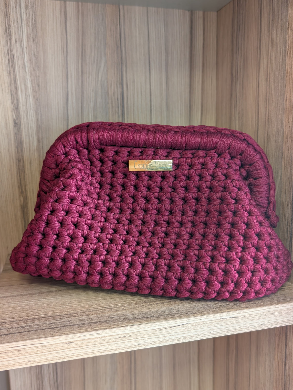Pochette crochet faite main