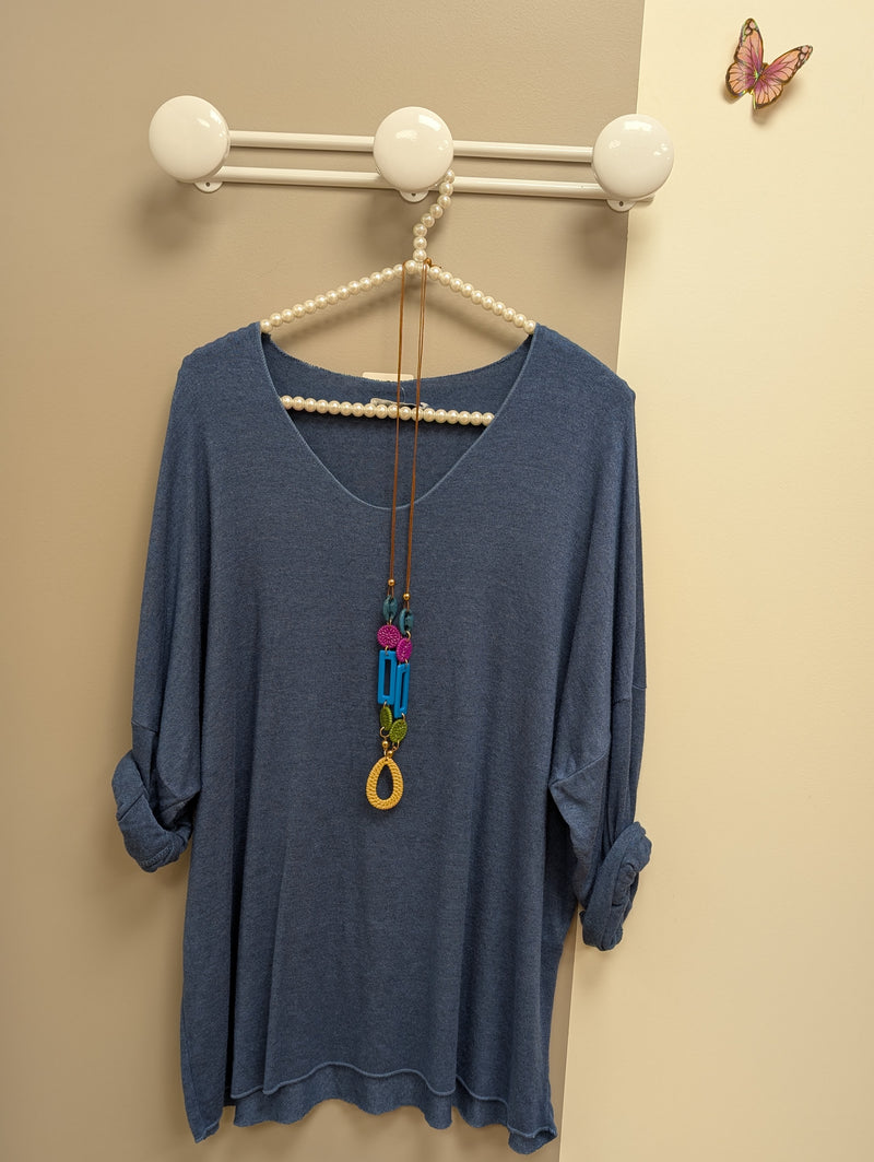 Pull avec Collier