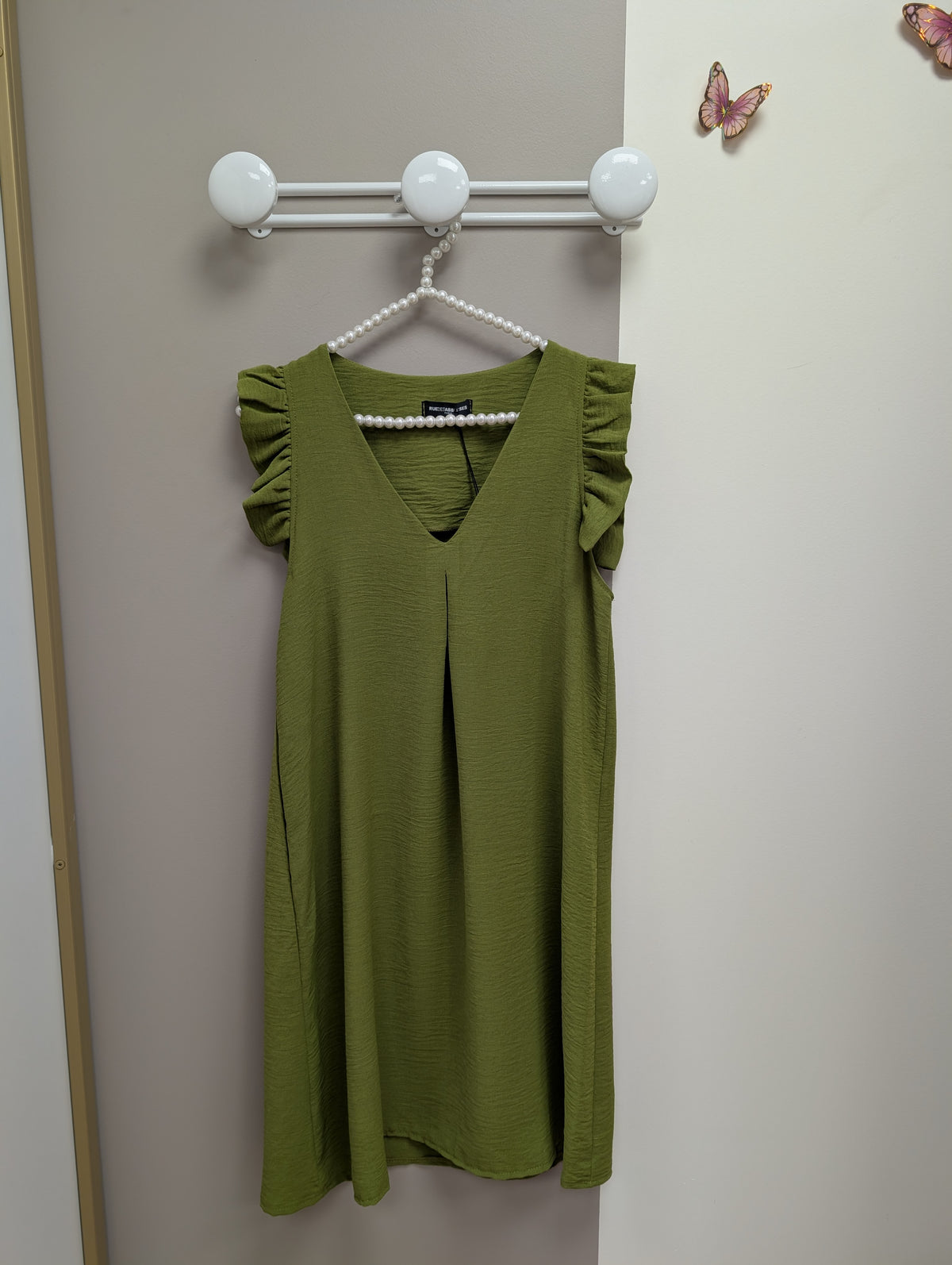 Robe Saturne vert olive