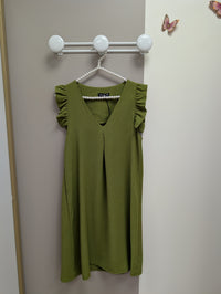 Robe Saturne vert olive