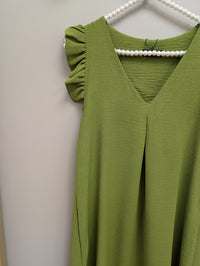 Robe Saturne vert olive