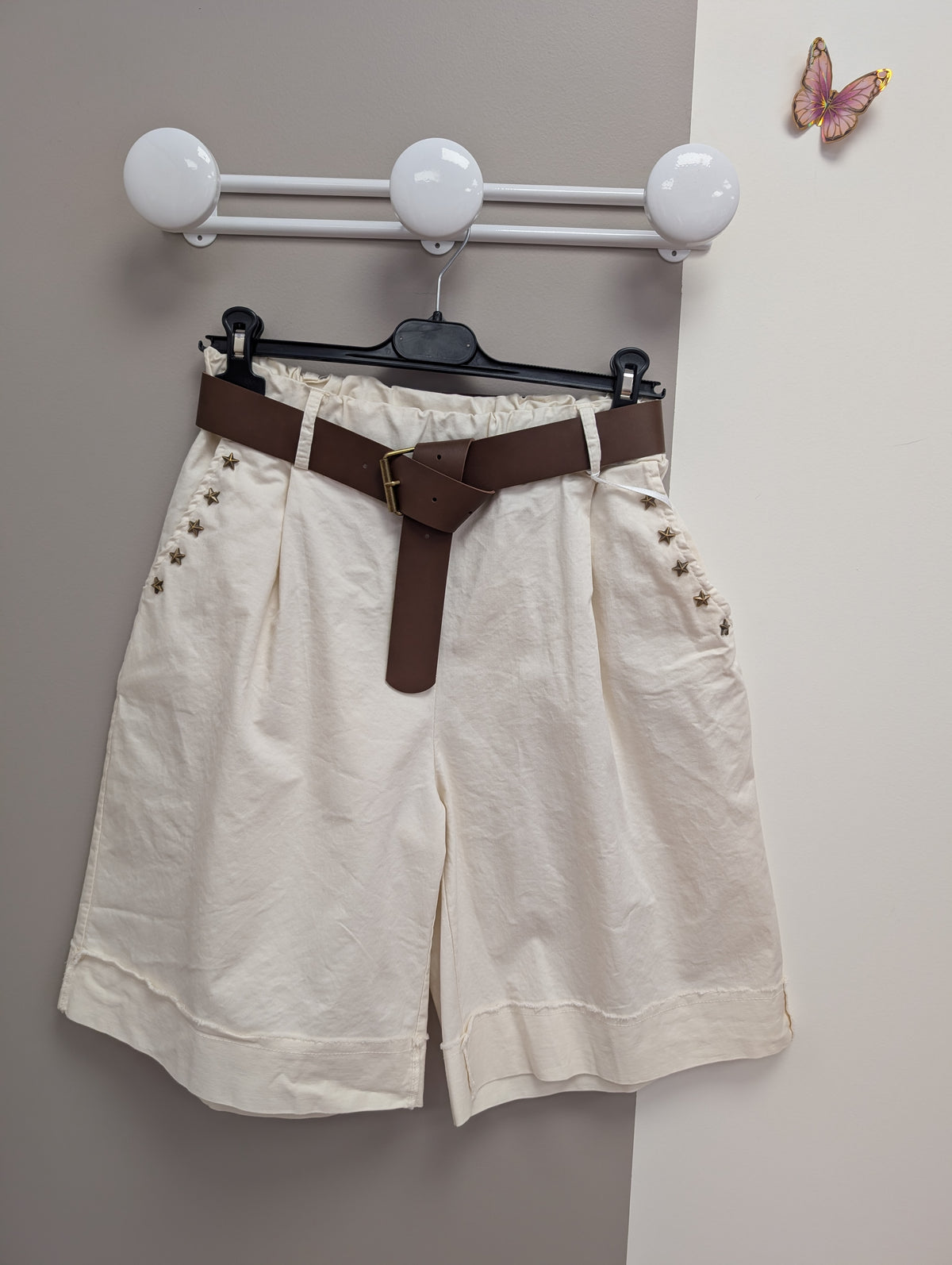 Short Etoile beige