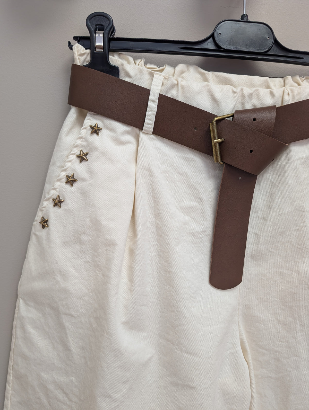 Short Etoile beige