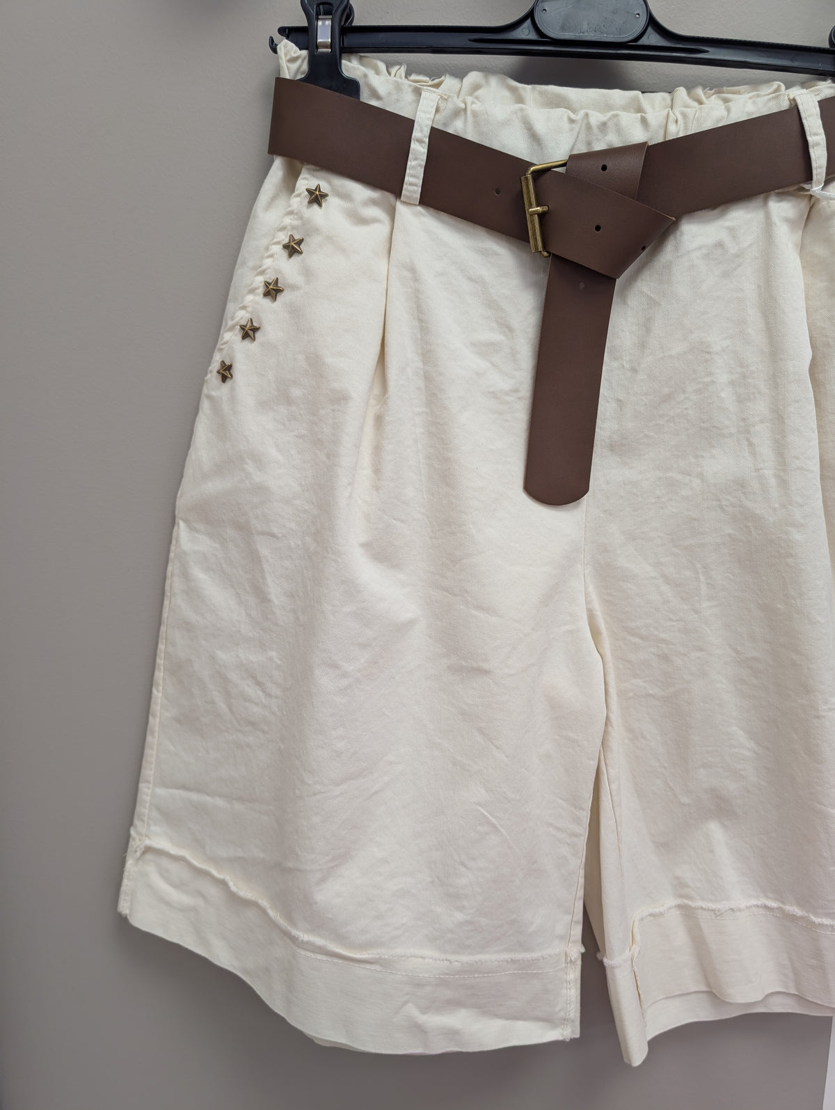 Short Etoile beige