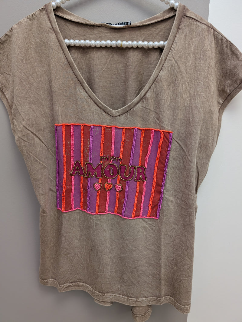 T-Shirt Mona perlé