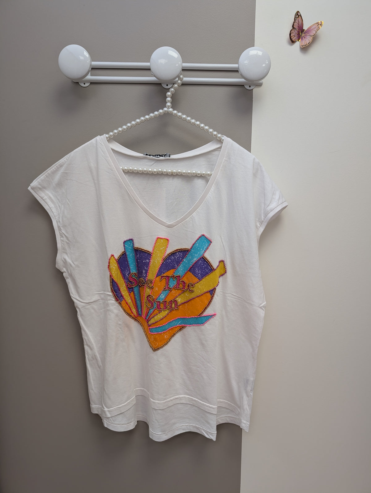 T-Shirt Mona perlé