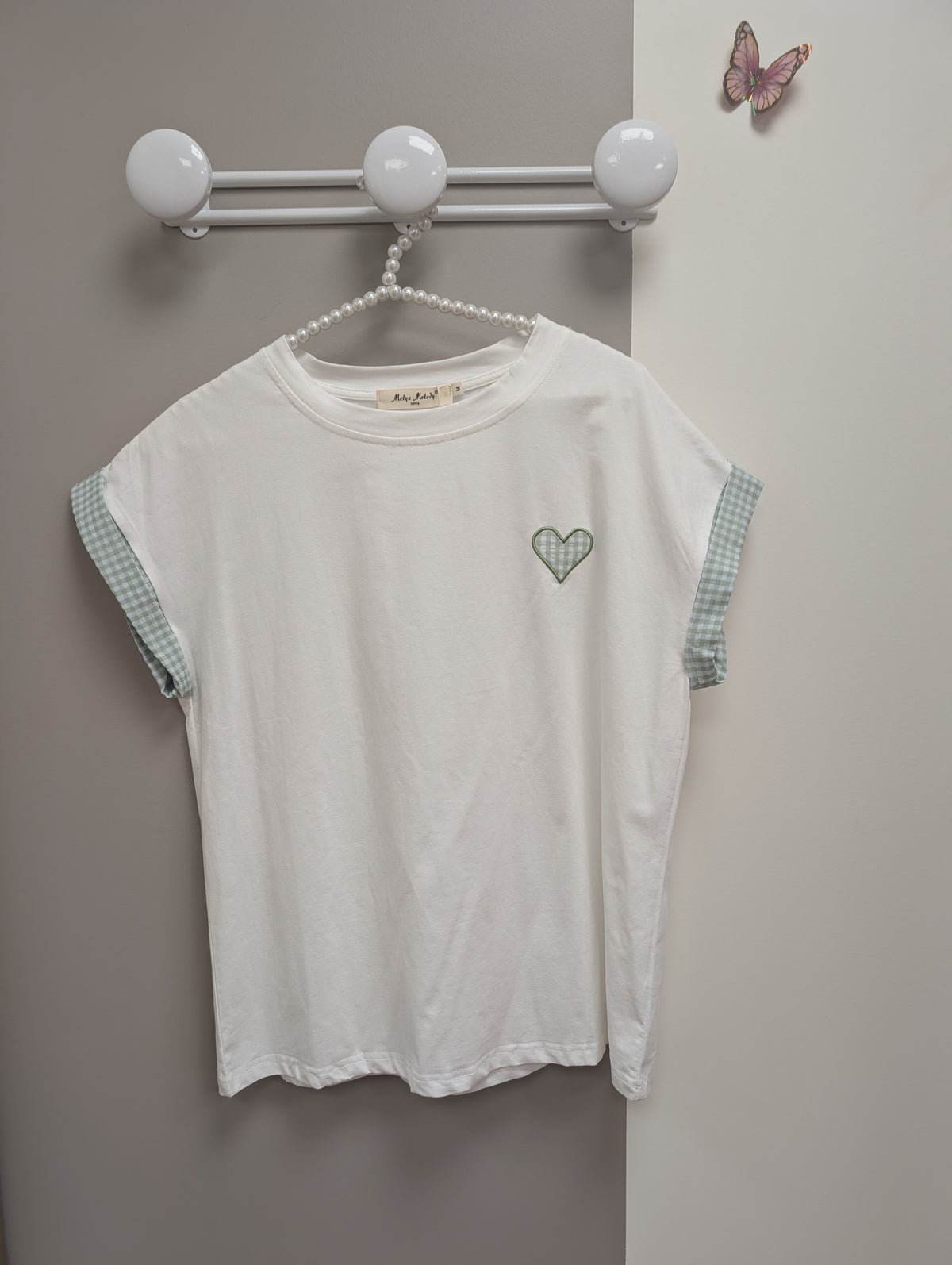 T Shirt Vichy Cœur